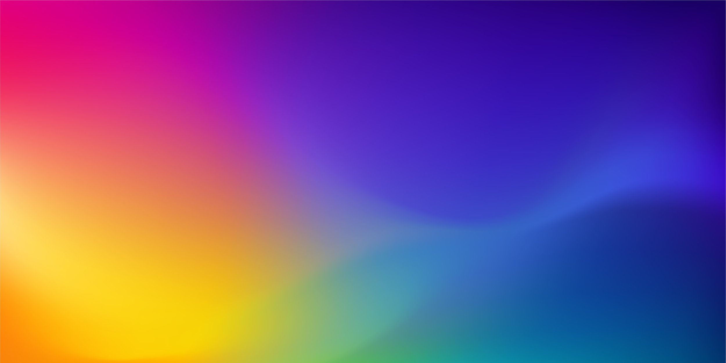 Bright Gradient Rainbow waves background